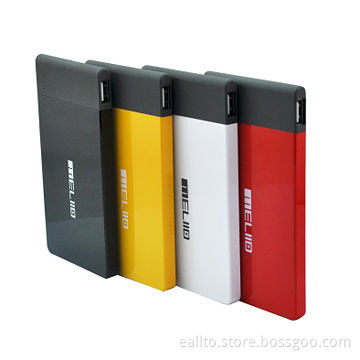 Slim design power bank /with LED Torch, 4,500mAh Capacity